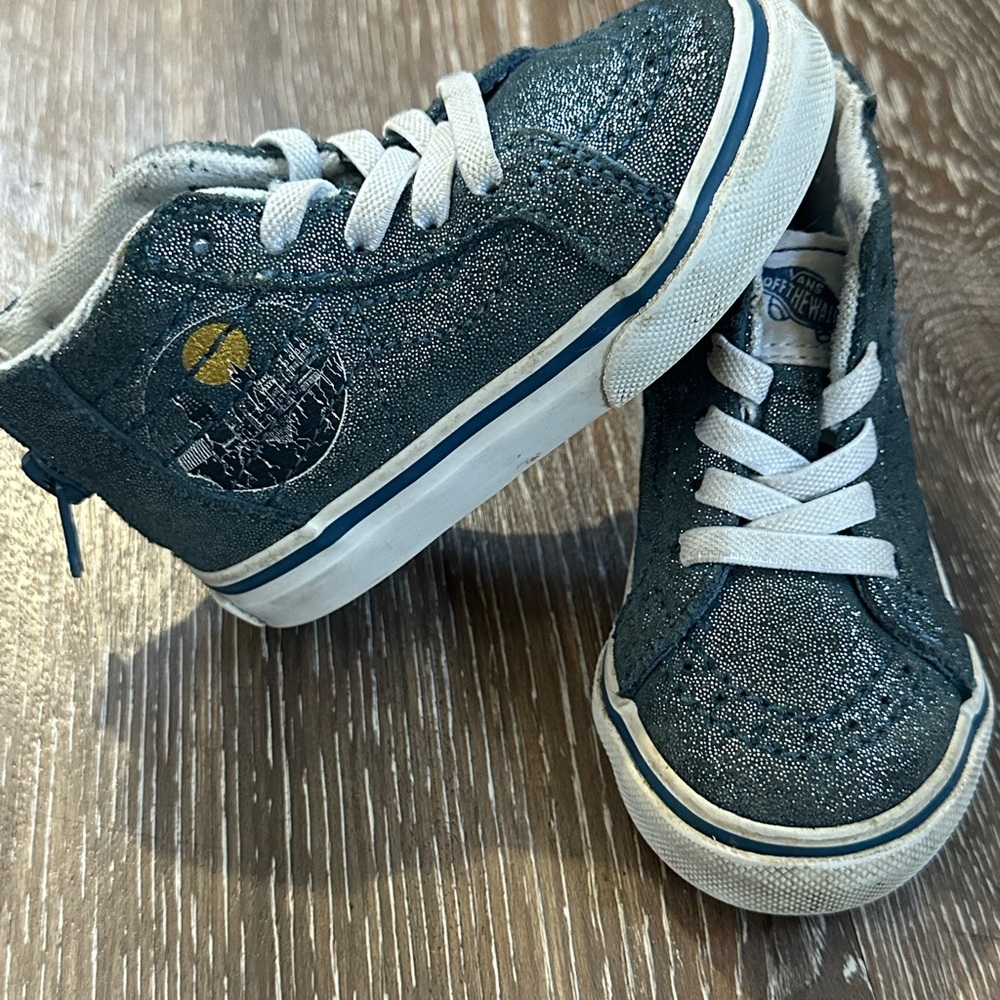 Harry Potter Glittery Blue Vans
